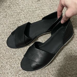 Vince leather slides